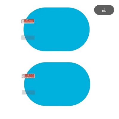 Car Mirror Anti Fog Flim Oval Shape