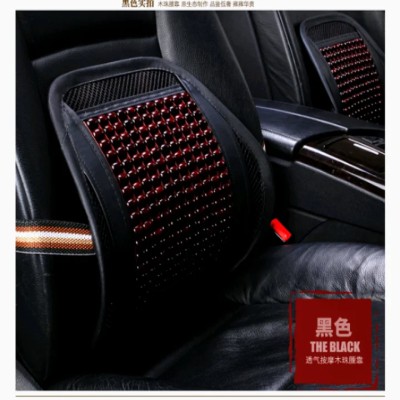 Car Seat. Back Spport wooden with leather