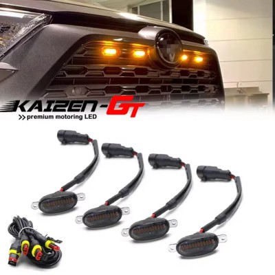 Universal Car led Grill Light Smoked Color