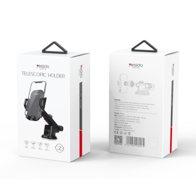 YESIDO C23 360° Flexible Telescopic Car Mobile Holder